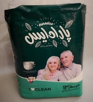 پوشک بزرگسال چسبی پارادایس paradise سایز مدیوم(متوسط) 12تایی