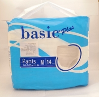 پوشک بزرگسال شورتی بیسیک سایز مدیوم 14 تایی 