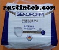 پوشک بزرگسال شورتی سنوفرم senoform سایز مدیوم 14تایی 