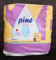 پوشک بزرگسال شورتی پاین pine سایز لارج 8تایی 