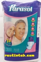 پوشک بزرگسال چسبی پاراسل parasol سایز لارج 10تایی 