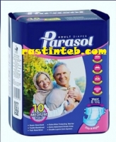 پوشک بزرگسال چسبی پاراسل parasol سایز مدیوم 10تایی 