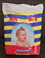 پوشک بچه مبارک سایز لارج 20 عددی 