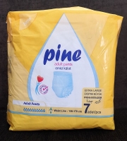 پوشک بزرگسال شورتی پاین pine سایز ایکس لارج 7تایی 